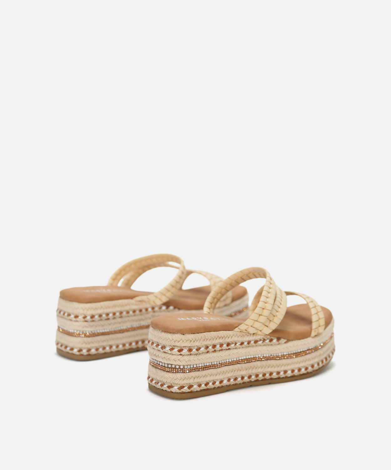 Sand&aacute;lia esparto tiras entran&ccedil;adas image number null